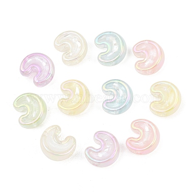 UV Plating Transparent Acrylic Beads(AC-CBA15BB-03)-1