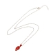 Rack Plating Alloy Heart Pendant Necklaces Sets(NJEW-B081-07C)-3