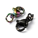 5Pcs 5 Colors 304 Stainless Steel Lobster Claw Clasps(STAS-YW0001-57)-3