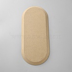 MDF Wood Boards, Ceramic Clay Drying Board, Ceramic Making Tools, Oval, BurlyWood, 304x135x15mm(DIY-WH0671-038C)