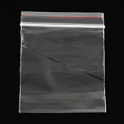 Plastic Zip Lock Bags, Resealable Packaging Bags, Top Seal, Self Seal Bag, Rectangle, Clear, 32x22cm, Unilateral Thickness: 2 Mil(0.05mm)(OPP-Q002-22x32cm)