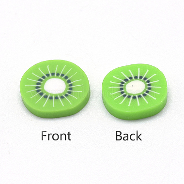 Lime Fruit Polymer Clay Cabochons