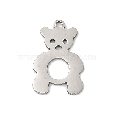 Stainless Steel Color Bear 201 Stainless Steel Pendants