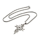 304 Stainless Steel Pendant Necklaces for Women Men(NJEW-G123-13P)-3