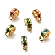 Brass Enamel Tube Bails(KK-G605-02G)-1