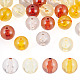 20Stk. 4 Farben transparente Acrylperlen(MACR-TADJ0001-02B)-1