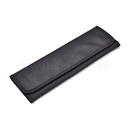 Oxford Cloth Roll Bags for Jewelry Making Tools, Black, 33.5x11x0.6cm, Unfold: 32x33.5x0.3cm(TOOL-F011-01)