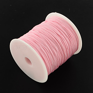 Nylon Thread, Pink, 1mm, about 153.1 yards(140m)/roll(NWIR-R013-1mm-103)