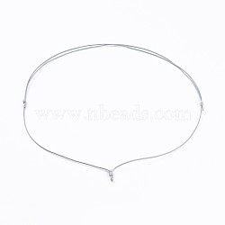 Adjustable Korean Waxed Polyester Cord Necklace Making, Light Grey, 33.7 inch(85.6cm), 1mm(AJEW-JB00493-03)