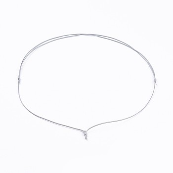 Adjustable Korean Waxed Polyester Cord Necklace Making, Light Grey, 33.7 inch(85.6cm), 1mm