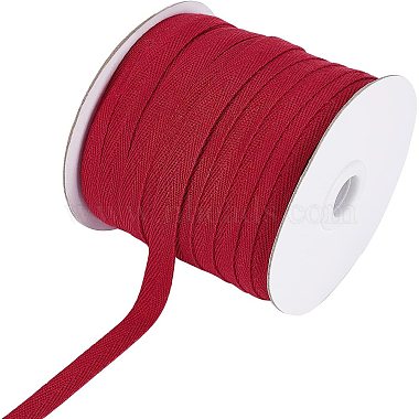 Dark Red Cotton Ribbon