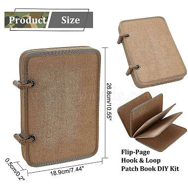 Flip-Page Hook & Loop Patch Book DIY Kit(FIND-WH0108-48B)-2