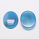 Dyed Oval Natural Blue Agate Cabochons(X-G-K020-18x13mm-08)-2
