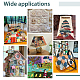 4Pcs 4 Style Acrylic Cardboard Town Template Sets(DIY-WH0888-804A)-5