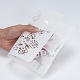 Modèles de pochoirs de peinture de dessin réutilisables en plastique(DIY-F018-B08)-3