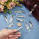 6 Pairs 6 Styles Alloy Snap Hair Clips for Woman Girls(OHAR-CP0001-12)-3