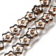 Electroplated Transparent Glass Beads Strands(GL-CBA98F0-09B)-1