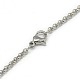 Trendy Unisex 304 Stainless Steel Cross Rolo Chain Necklaces(X-NJEW-L043A-09P)-3