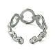 304 Stainless Steel Open Cuff Ring(RJEW-L110-011P)-3