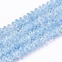 Cornflower Blue Rondelle Glass Beads(X-GLAA-S192-004I)