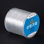 Korean Elastic Crystal Thread, Clear, 0.8mm, about 164.04 yards(150m)/roll(EW-F003-0.8mm-01)