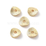Brass Beads, Long-Lasting Plated, Rack Plating, Flat Round, Golden, 8x1.8mm, Hole: 2mm(KK-R216-05G)
