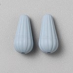 Silicone Focal Beads, Light Sky Blue, 21.5x11mm, Hole: 2.5mm(SIL-WH0010-28C)