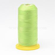 Nylon Sewing Thread, Pale Green, 0.4mm, about 400m/roll(NWIR-N006-01R-0.4mm)