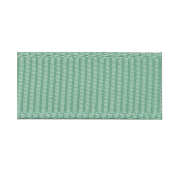 High Dense Polyester Grosgrain Ribbons, Sea Green, 1/4 inch(6.5mm), about 100yards/roll