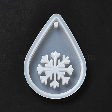 DIY Christmas Snowflake Pendant Silicone Molds(X-DIY-G056-A02)-3