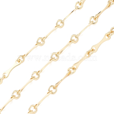 Rack Plating Brass Bar Link Chains(CHC-K013-03)-4