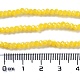 Backlackierte Perlenstränge aus imitiertem Jadeglas(DGLA-A034-J2MM-A30)-1