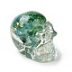 Natural Fluorite Skull Beads(G-P490-02B)-1