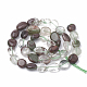 Quartz de lodolite vert naturel / brins de perles de quartz de jardin(G-S331-8x10-006)-2
