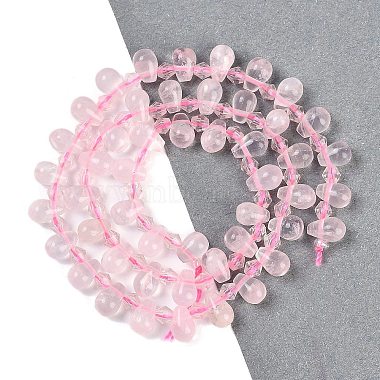 Natural Rose Quartz Beads Strands(G-B125-L01-01)-2