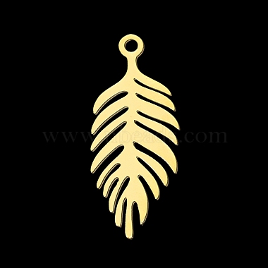 Golden Leaf 201 Stainless Steel Pendants