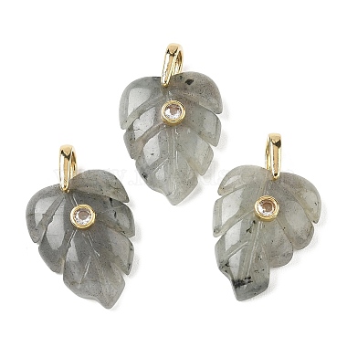 Natural Labradorite Pendants(GG-CBA105B-01K-G)-1