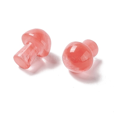 Synthetic Cherry Quartz Glass GuaSha Stone(G-A205-26E)-3