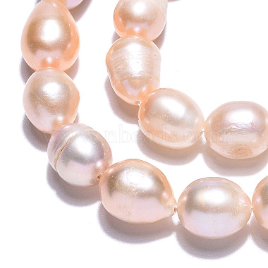 hebras de perlas de agua dulce cultivadas naturales(PEAR-N012-08L)-3