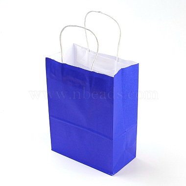 Pure Color Kraft Paper Bags(AJEW-G020-C-04)-2