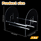 Arch Shaped Acrylic Vinyl Record Storage Holder Rack(ODIS-WH0070-02)-2