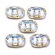 2-Hole Rectangle Glass Rhinestone Buttons(BUTT-D001-K)-3