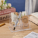 4-Slot Transparent Acrylic Business Name Card Display Stands(ODIS-WH0030-64A)-5