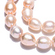 hebras de perlas de agua dulce cultivadas naturales(PEAR-N012-08L)-3