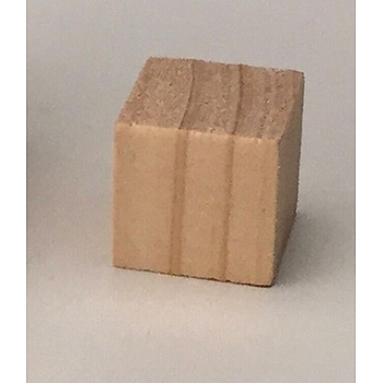 Wood Cube, Solid Wood Blocks, Building Blocks, Early Educational Toys, Novelty Block, BurlyWood, 20x20x20mm