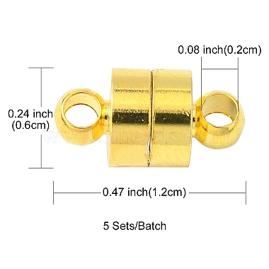 Brass Magnetic Clasps(KK-YW0001-57G)-4