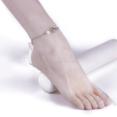 Stainless Steel Link Anklets(AJEW-AN00253)-5
