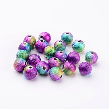 Spray Painted Acrylic Beads(PB25P9284)-2