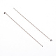 Platinum Color Brass Flat Head Pins Fit Jewelry Making Findings(X-HP5.0cmCY-NF)-2