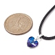 Glass Heart Pendant Necklaces(NJEW-JN04476-02)-4
